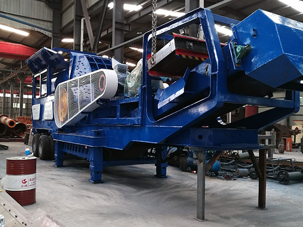 小型移動破碎機帶二破